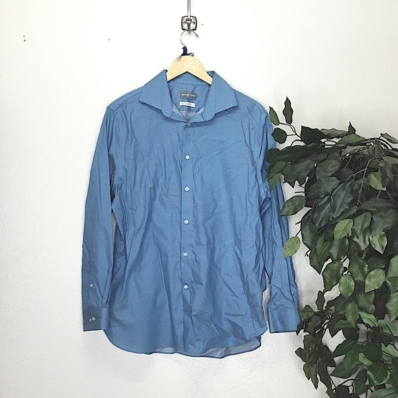 Michael Kors Mens Regular Fit Dress Shirt - Picture 1 of 6